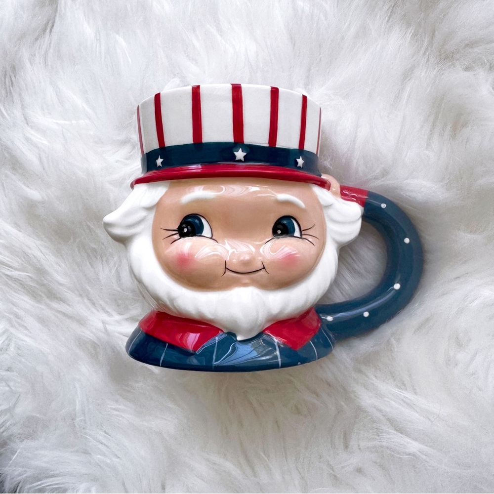 new johanna parker patriotic mug uncle sam red white blue july 4